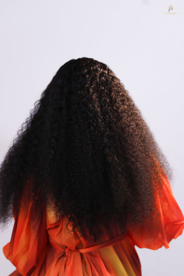 Las Vegas Unit- Curly Raw Double Dawn Hair With a 5X5 HD Lace Closures