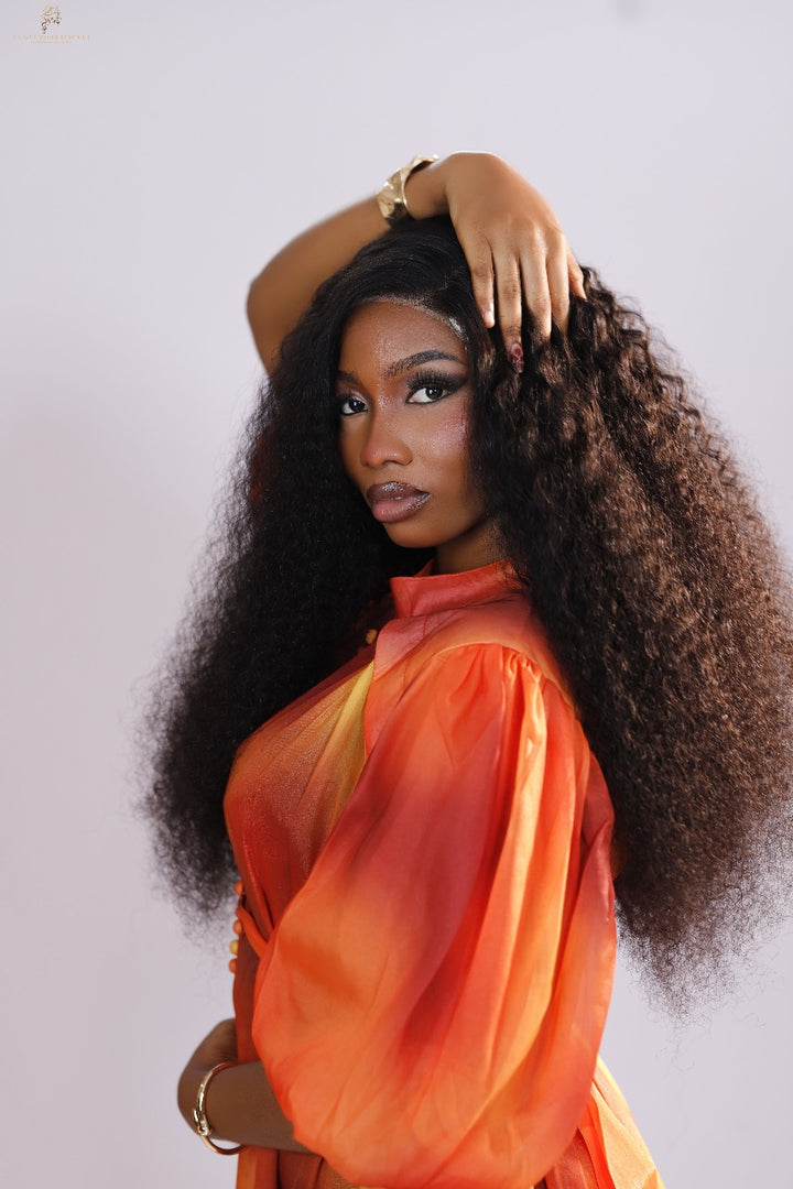 Las Vegas Unit- Curly Raw Double Dawn Hair With a 5X5 HD Lace Closures