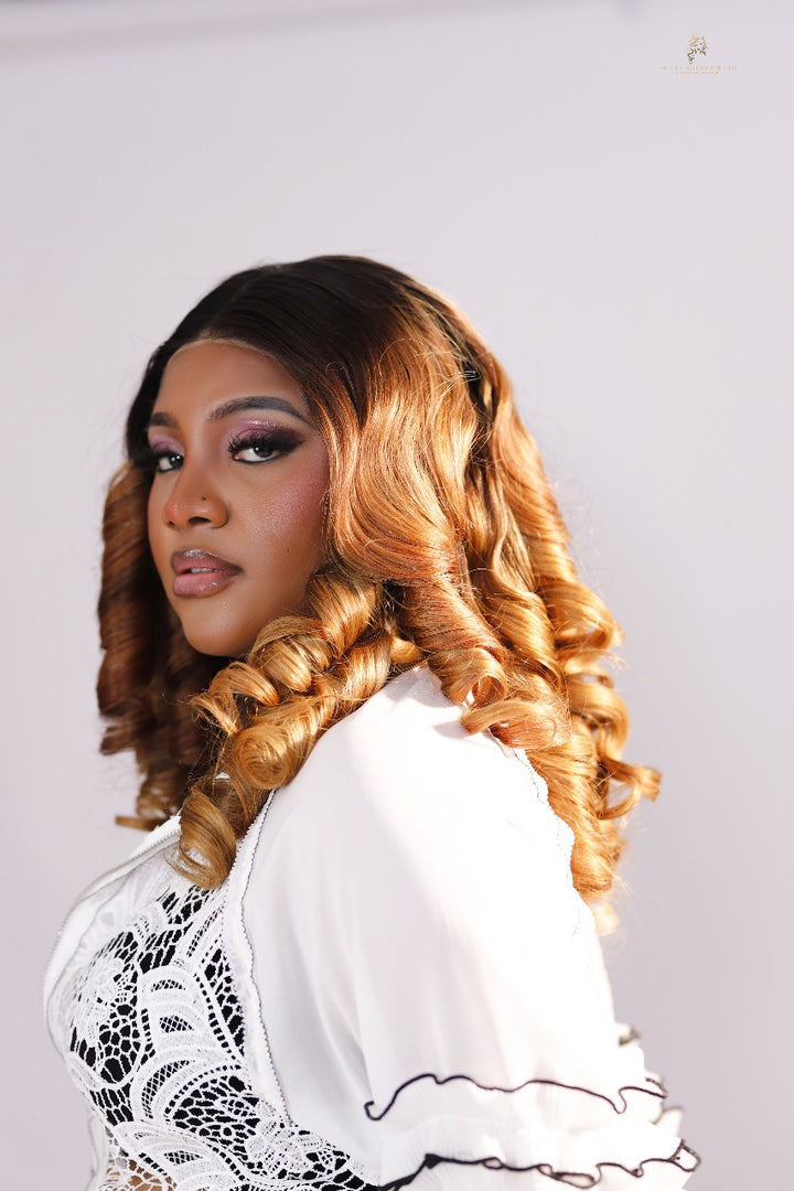 Lasgidi- Blonde Raw Double Dawn Hair With a 5X5 HD Lace Closures