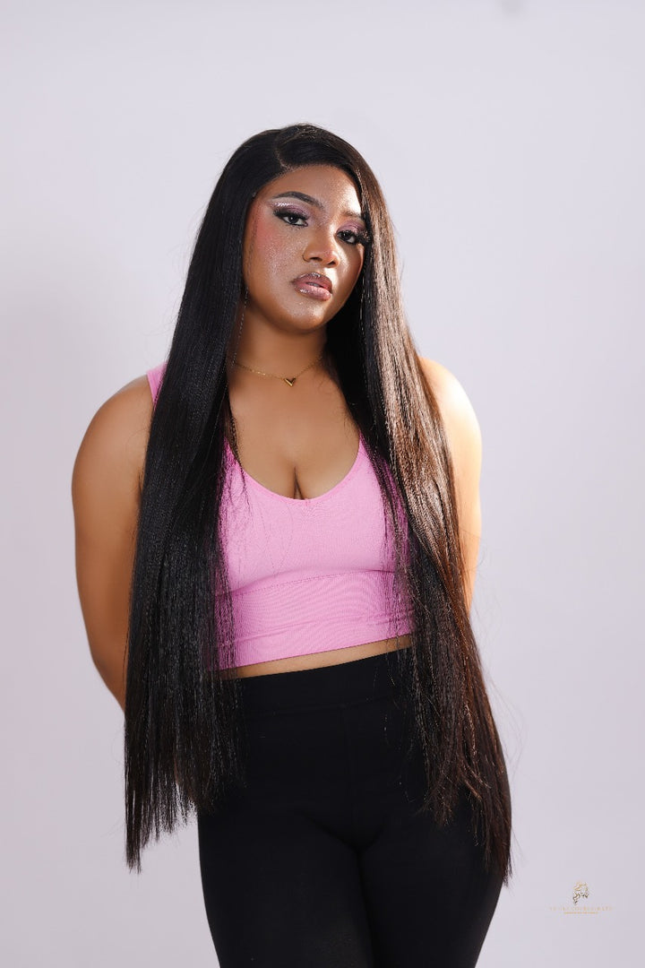Island Babe- Raw Double Dawn Hair With a 5X5 HD Lace Closures