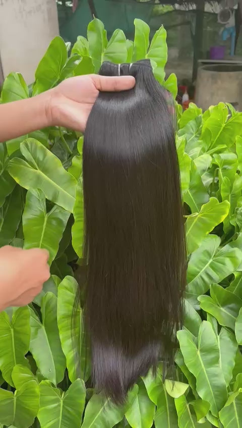 Straight Raw Hairs